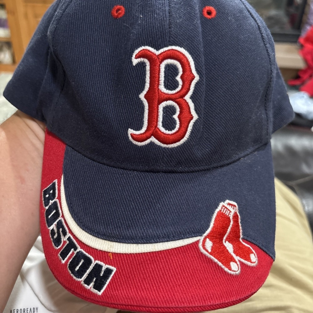 Boston Red Sox MLB Adjustable Strapback Hat Cap Blue Red Twins Enterprise